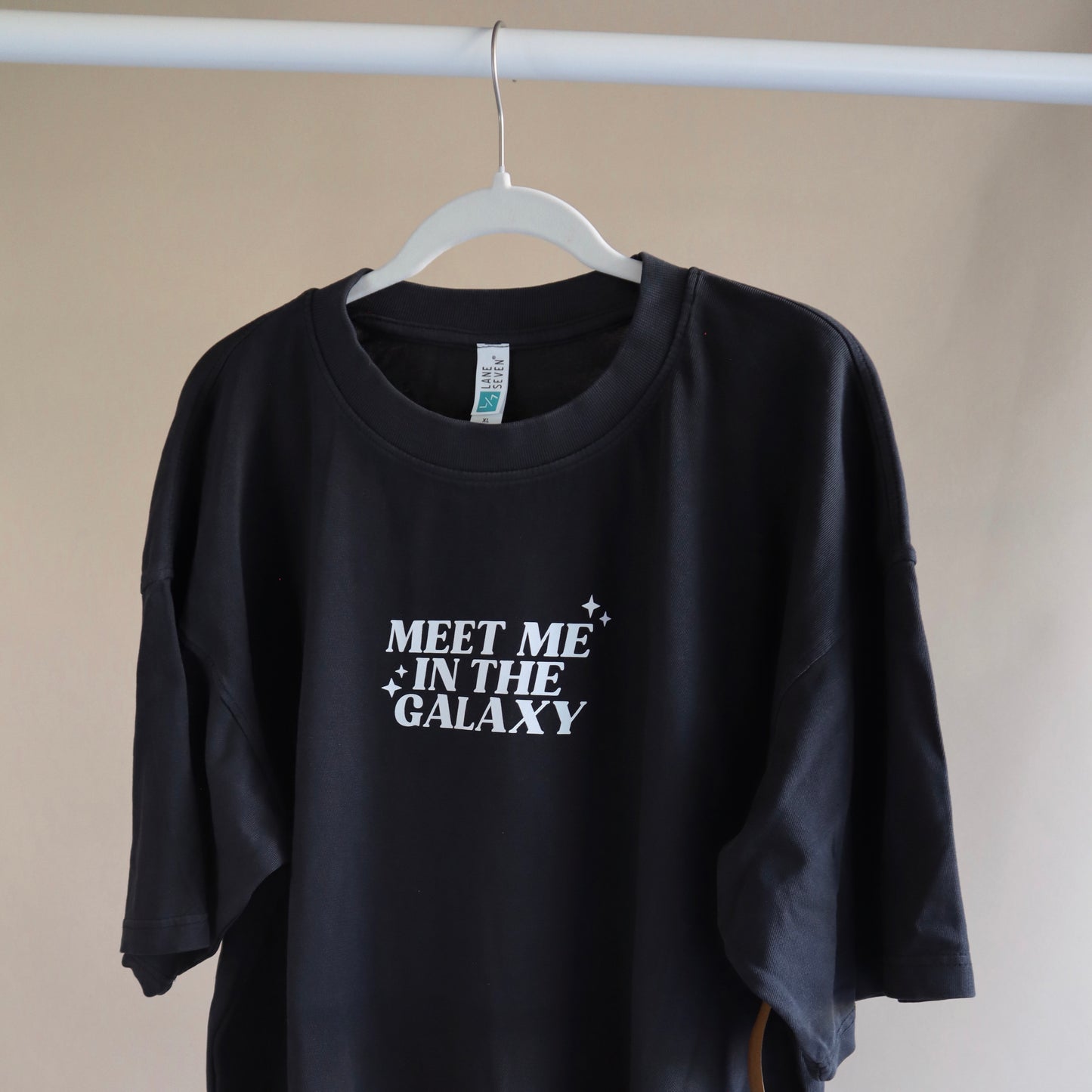 Black Meet Me in the Galaxy Tee
