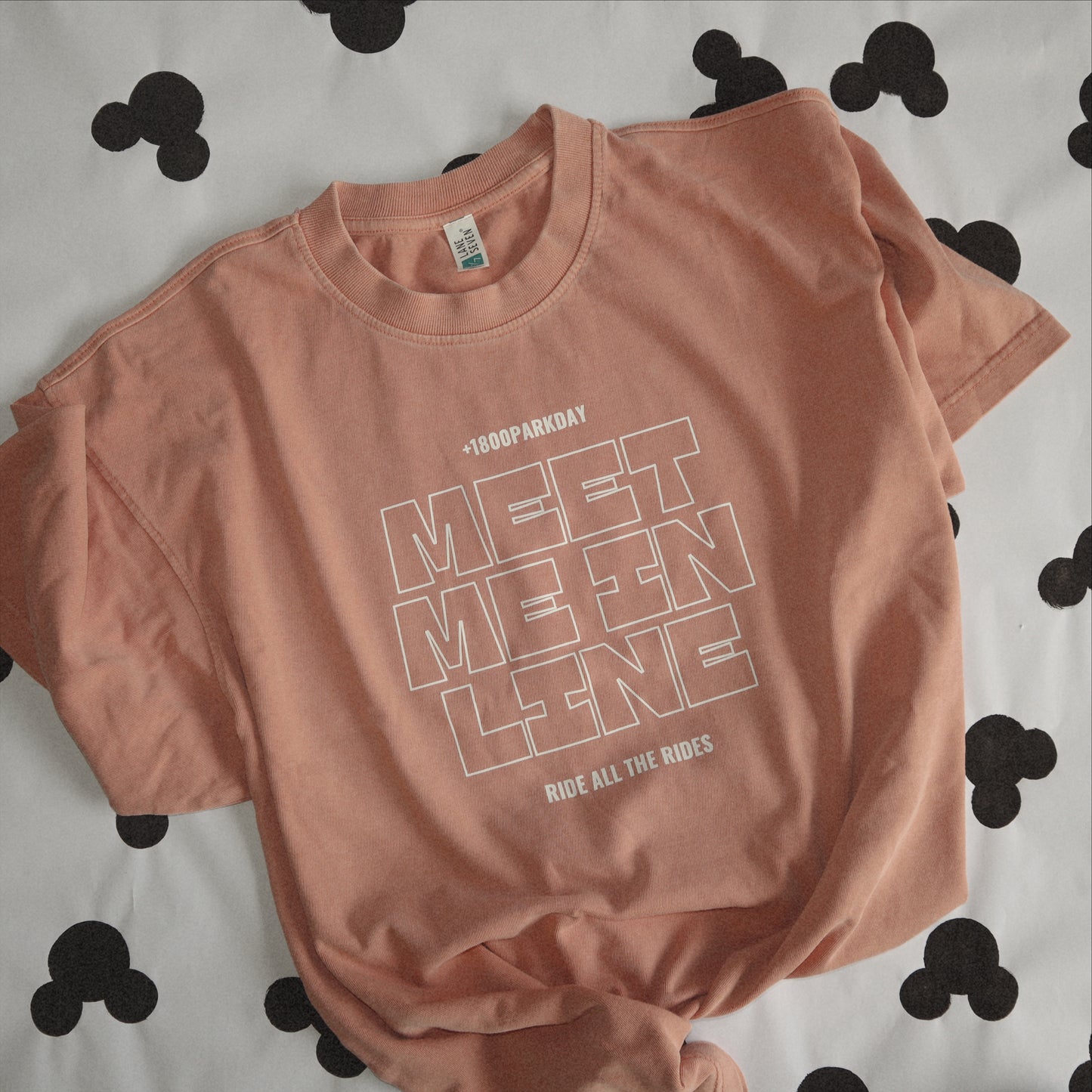 Salmon Meet Me in Line Tee