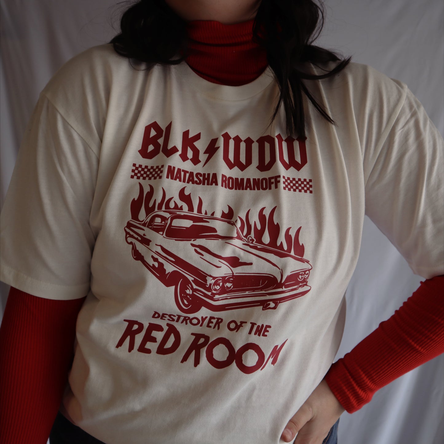 BLK ϟ WDW Tee