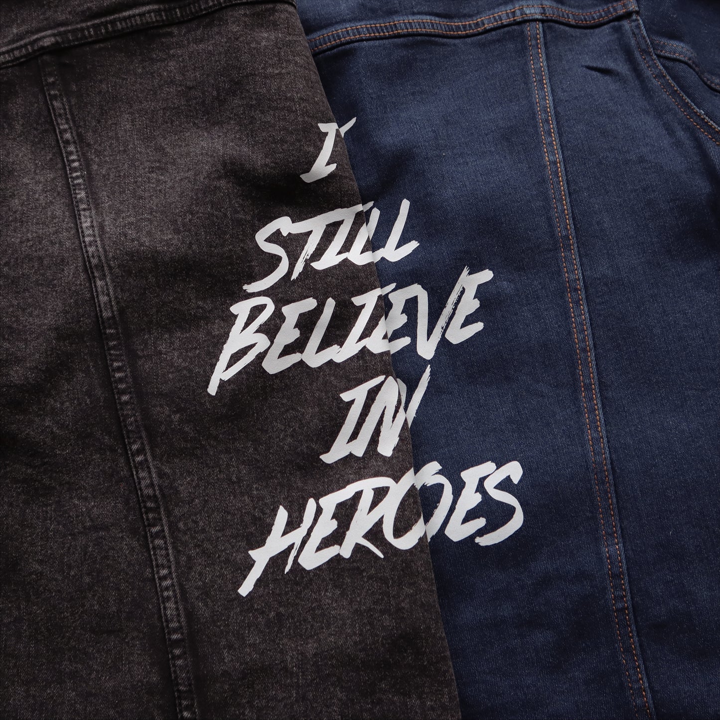 Believe In Heroes Denim Jacket