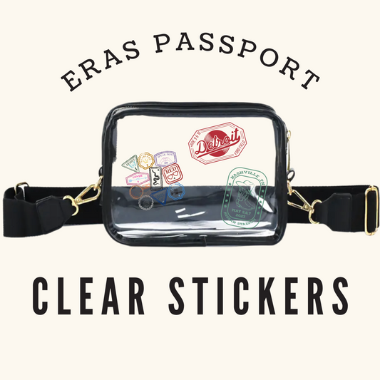 Eras Passport Clear Stickers