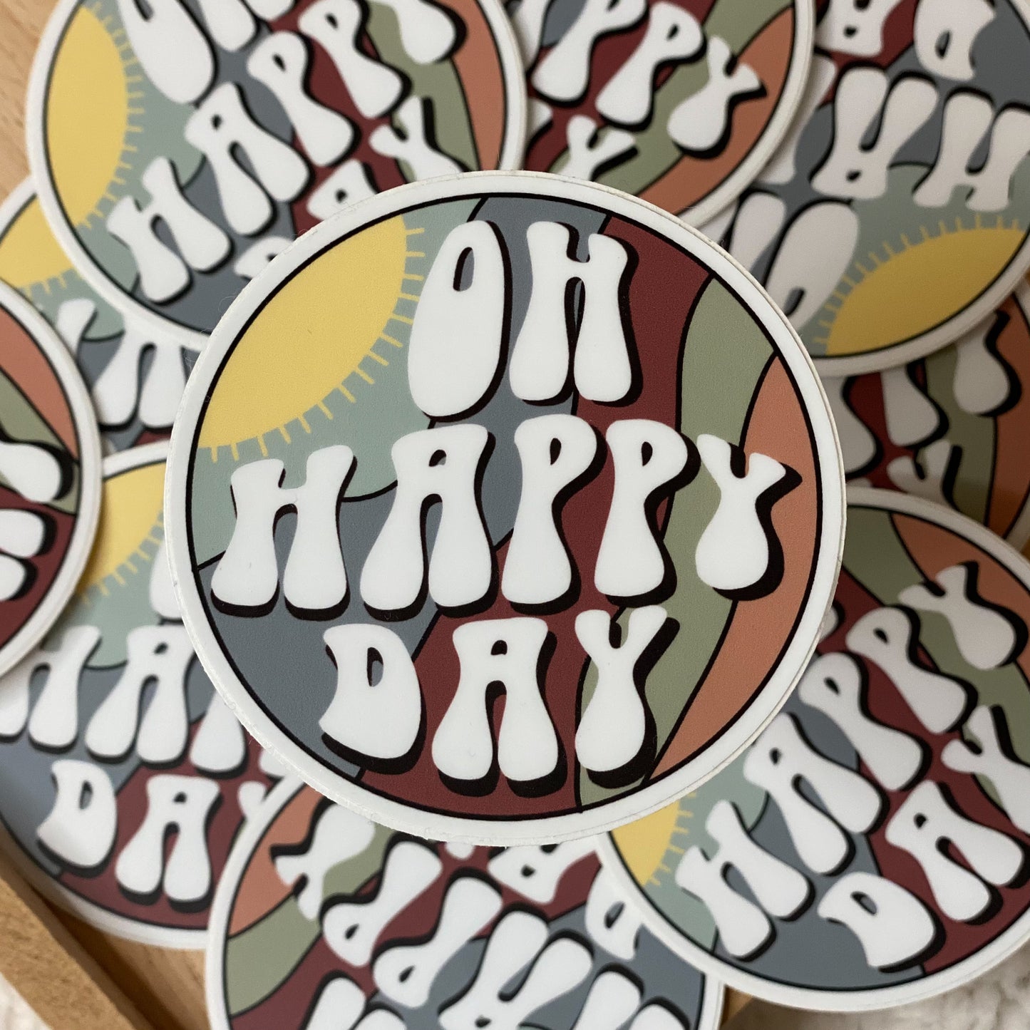 Oh Happy Day Sticker