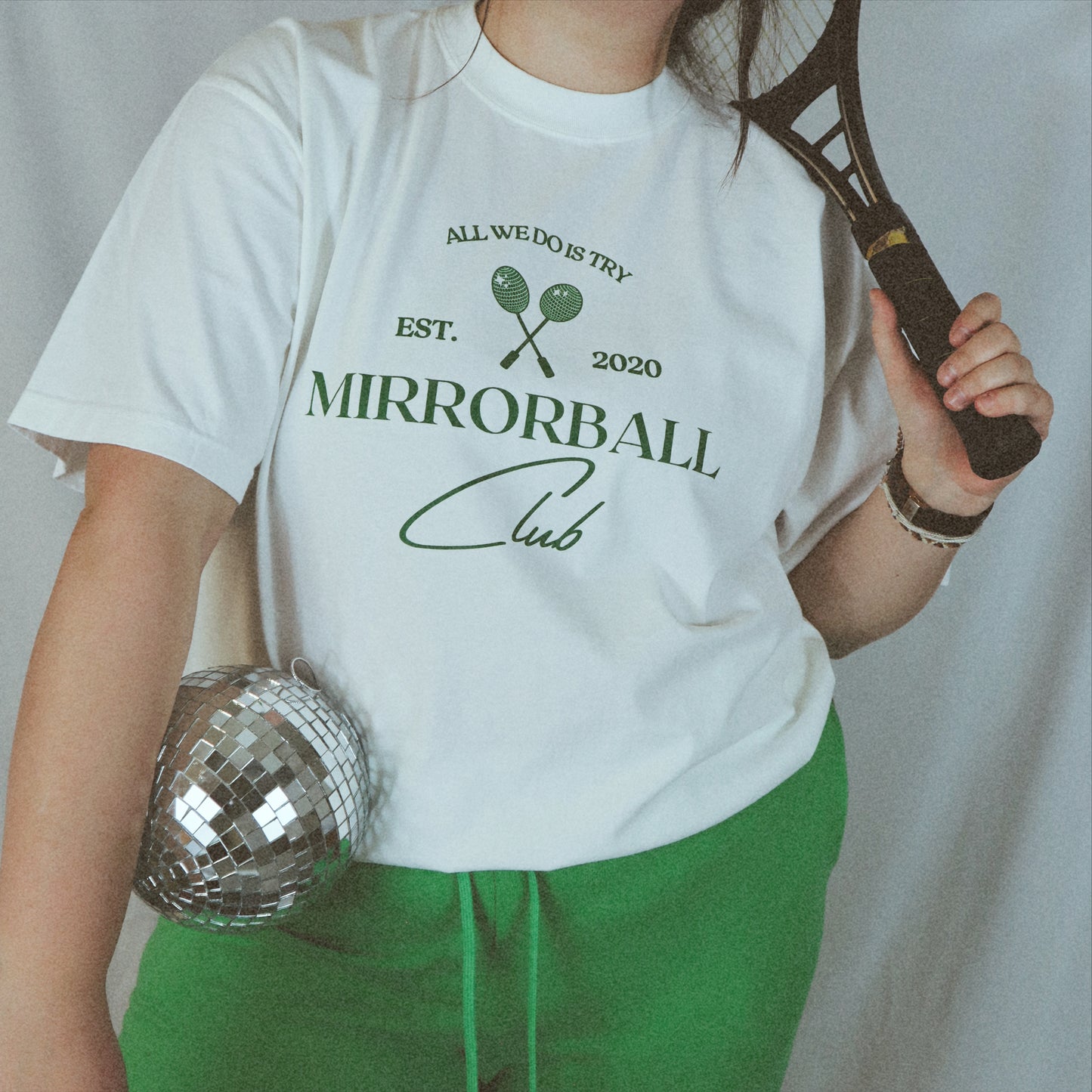 Mirrorball Tennis Club Tee