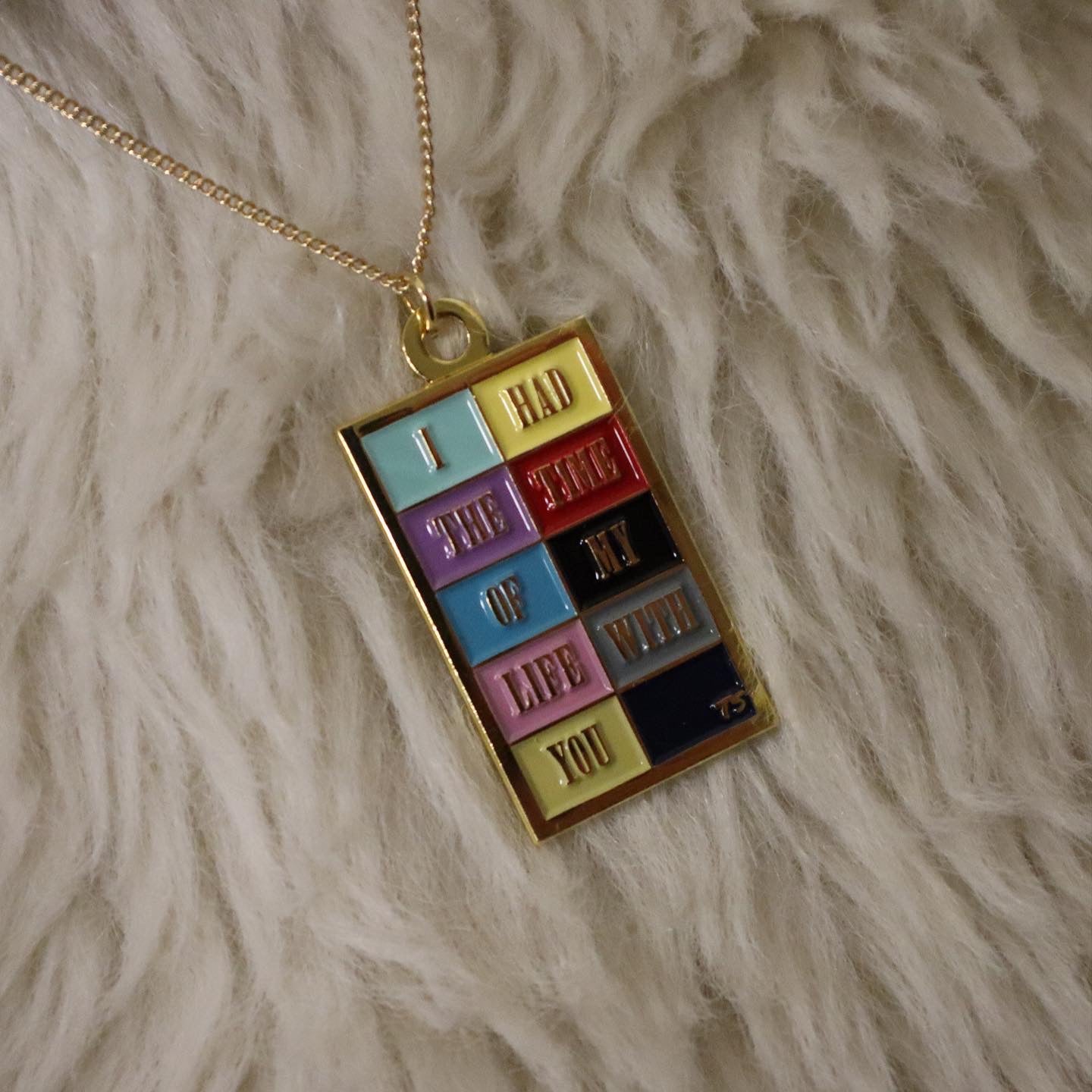 Cry baby sale blocks necklace